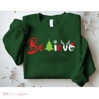 Believe In Christmas Spirit Sweatshirt thumb 2