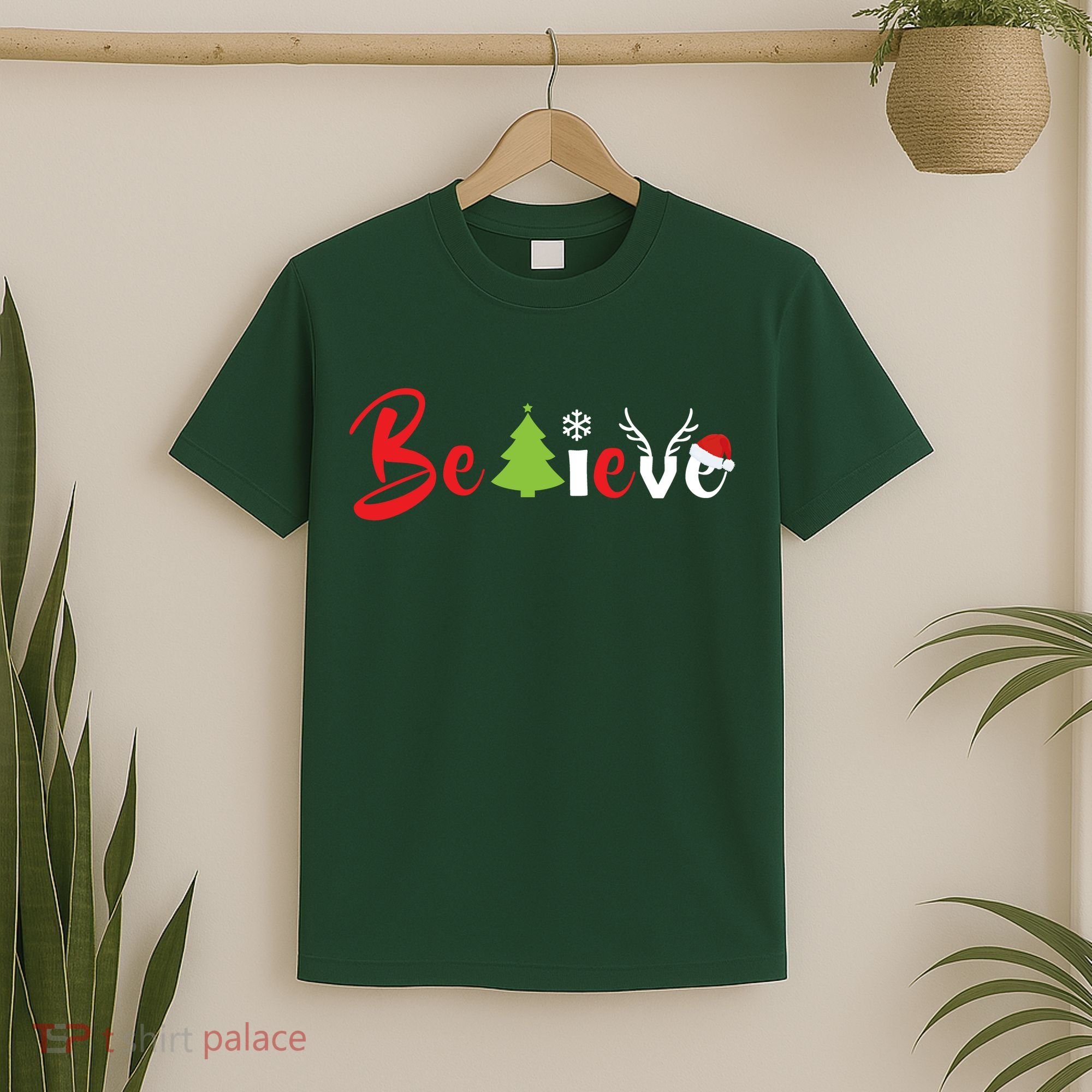 Believe In Christmas Spirit T-Shirt