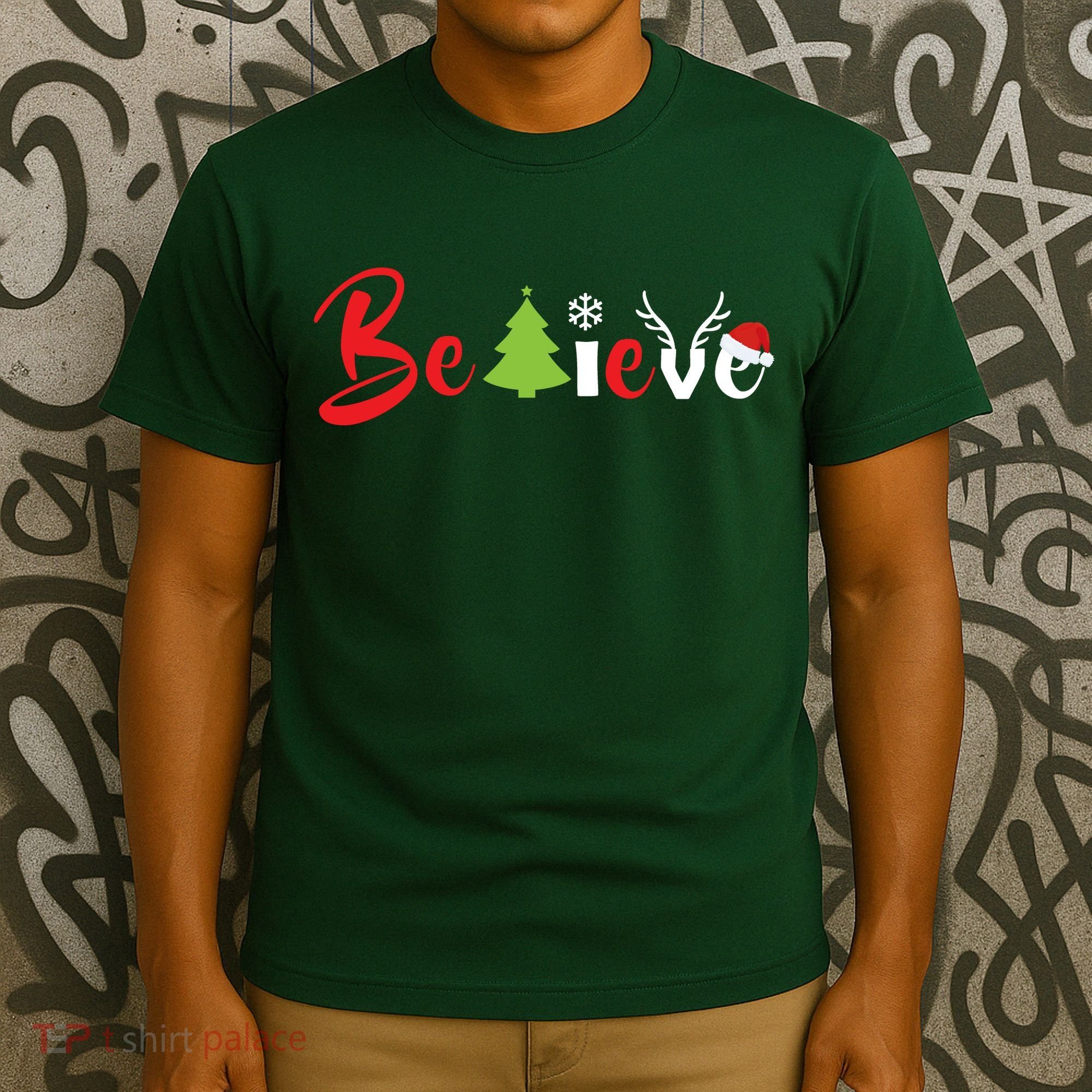 Believe In Christmas Spirit T-Shirt