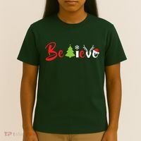 Believe In Christmas Spirit T-Shirt thumb 4