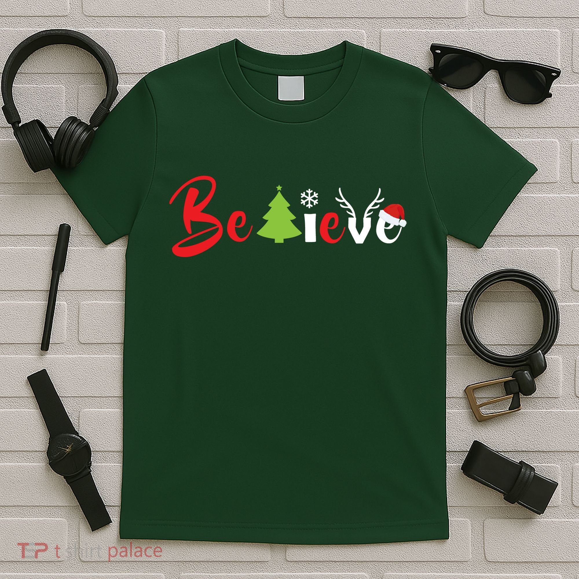Believe In Christmas Spirit T-Shirt