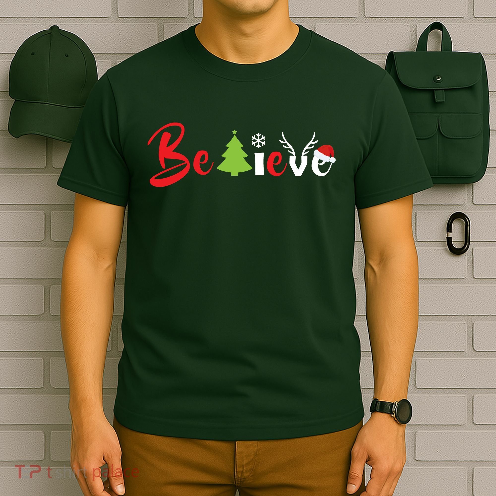 Believe In Christmas Spirit T-Shirt