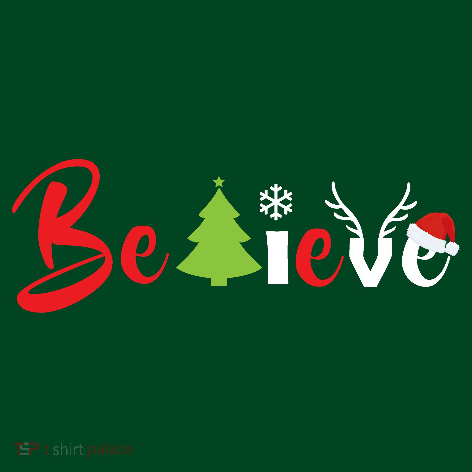 Believe In Christmas Spirit Mousepad