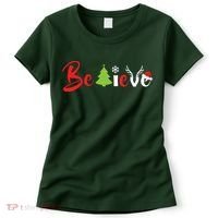 Believe In Christmas Spirit Women's T-Shirt thumb 0