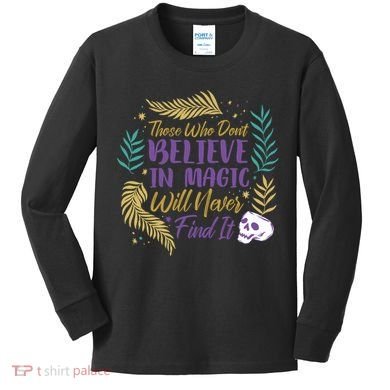 Believe In Magic Kids Long Sleeve Shirt