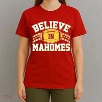 Believe In Mahomes KC Football Kansas City Fan T-Shirt thumb 4