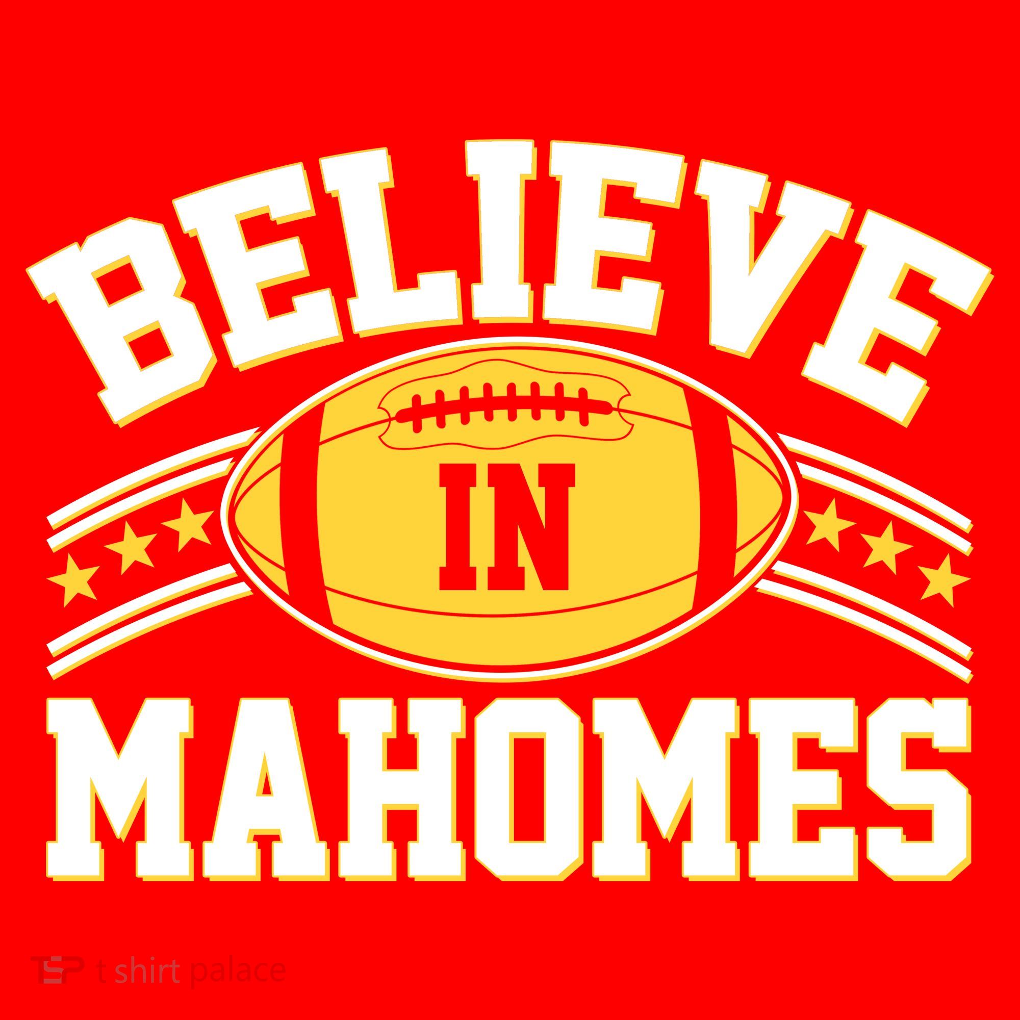 Believe In Mahomes KC Football Kansas City Fan Mousepad
