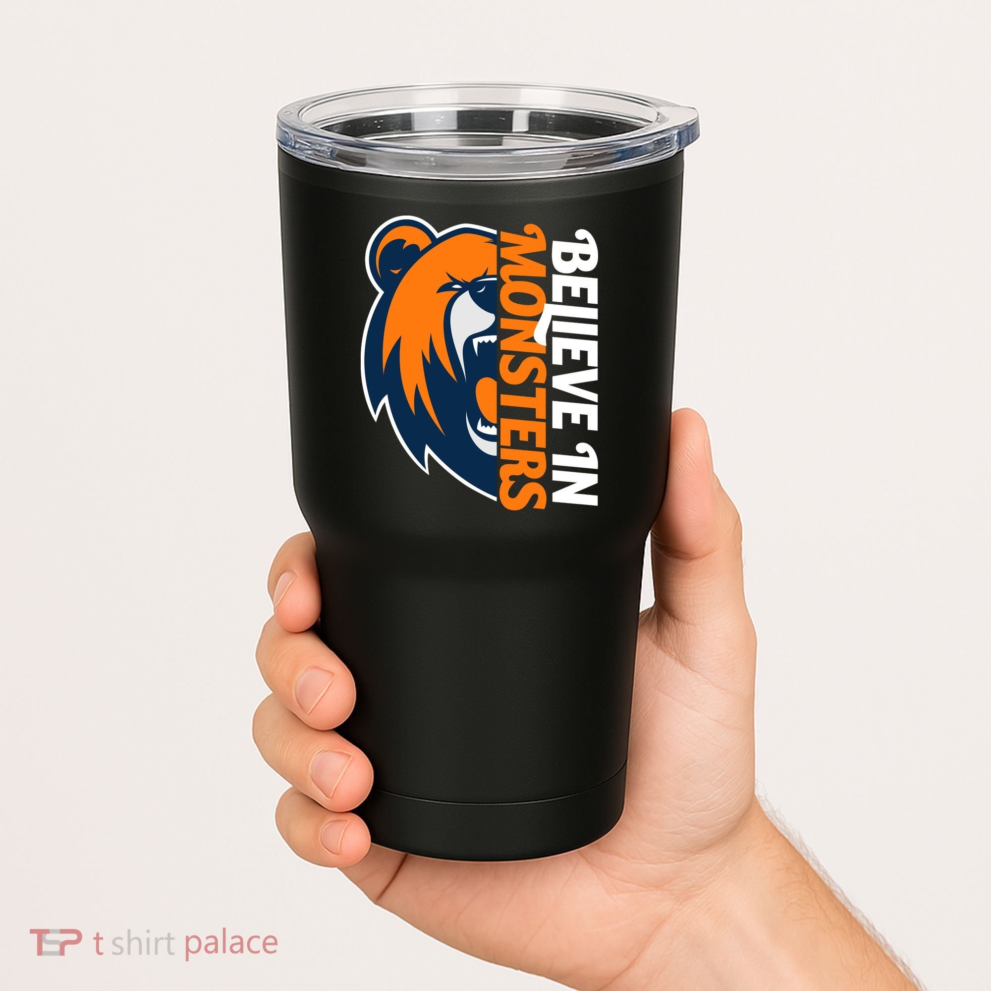 Believe In Monsters Chicago Football Tumbler