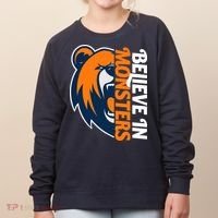 Believe In Monsters Chicago Football Women's Sweatshirt thumb 0