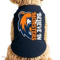 Believe In Monsters Chicago Football Doggie Tank thumb 0