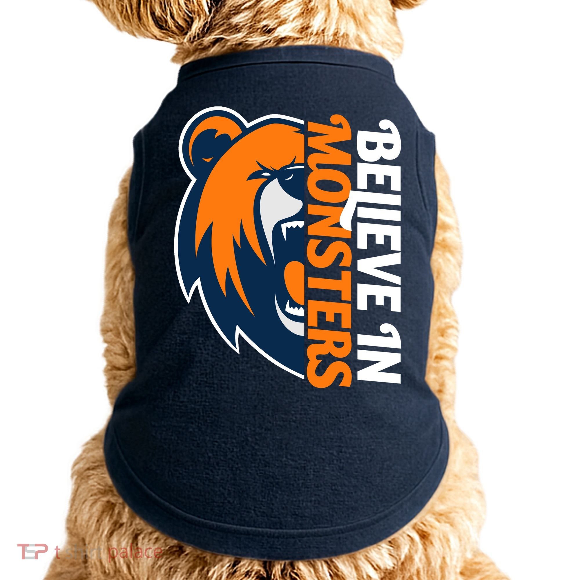 Believe In Monsters Chicago Football Doggie Tank