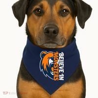 Believe In Monsters Chicago Football USA-Made Doggie Bandana thumb 1