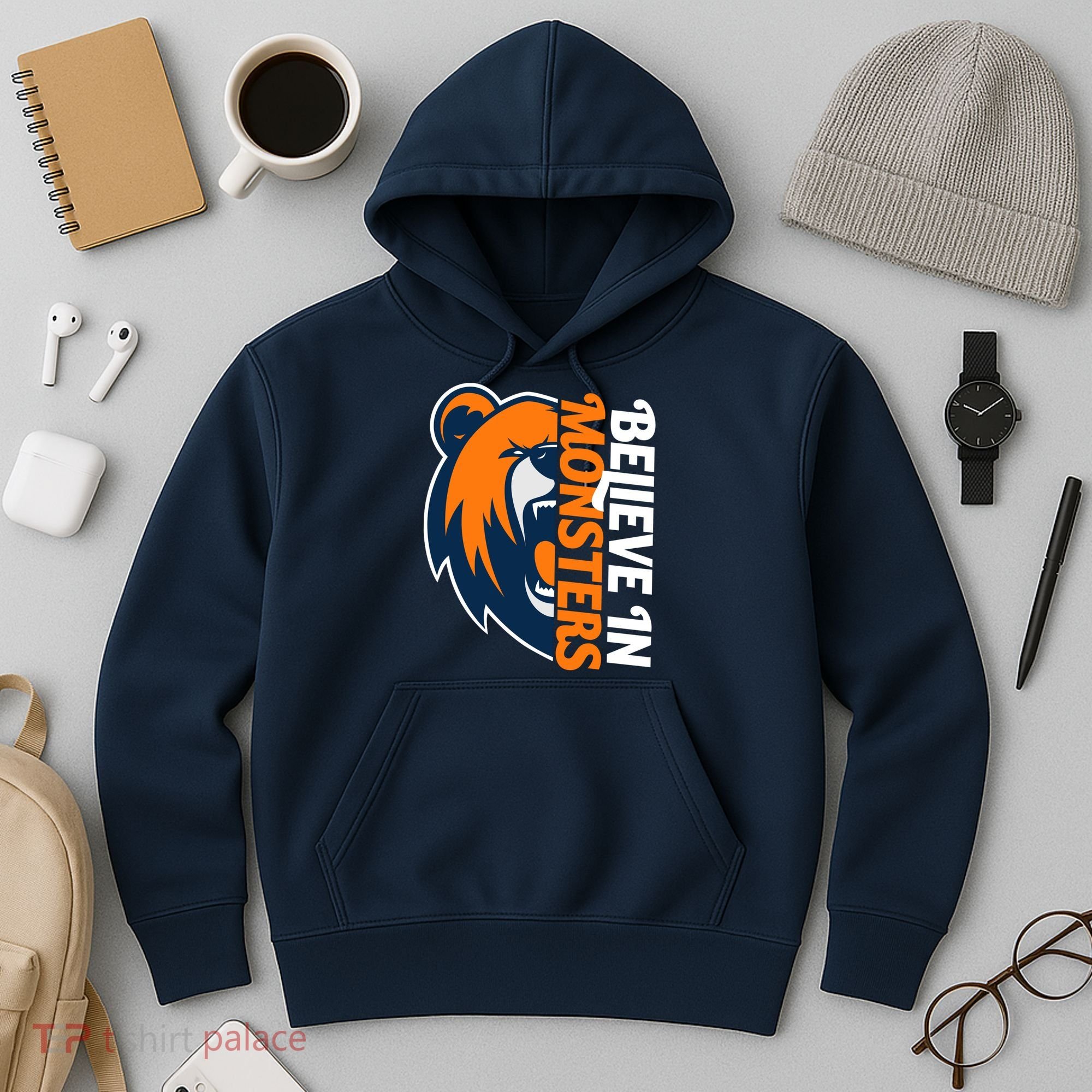 Believe In Monsters Chicago Football Hoodie