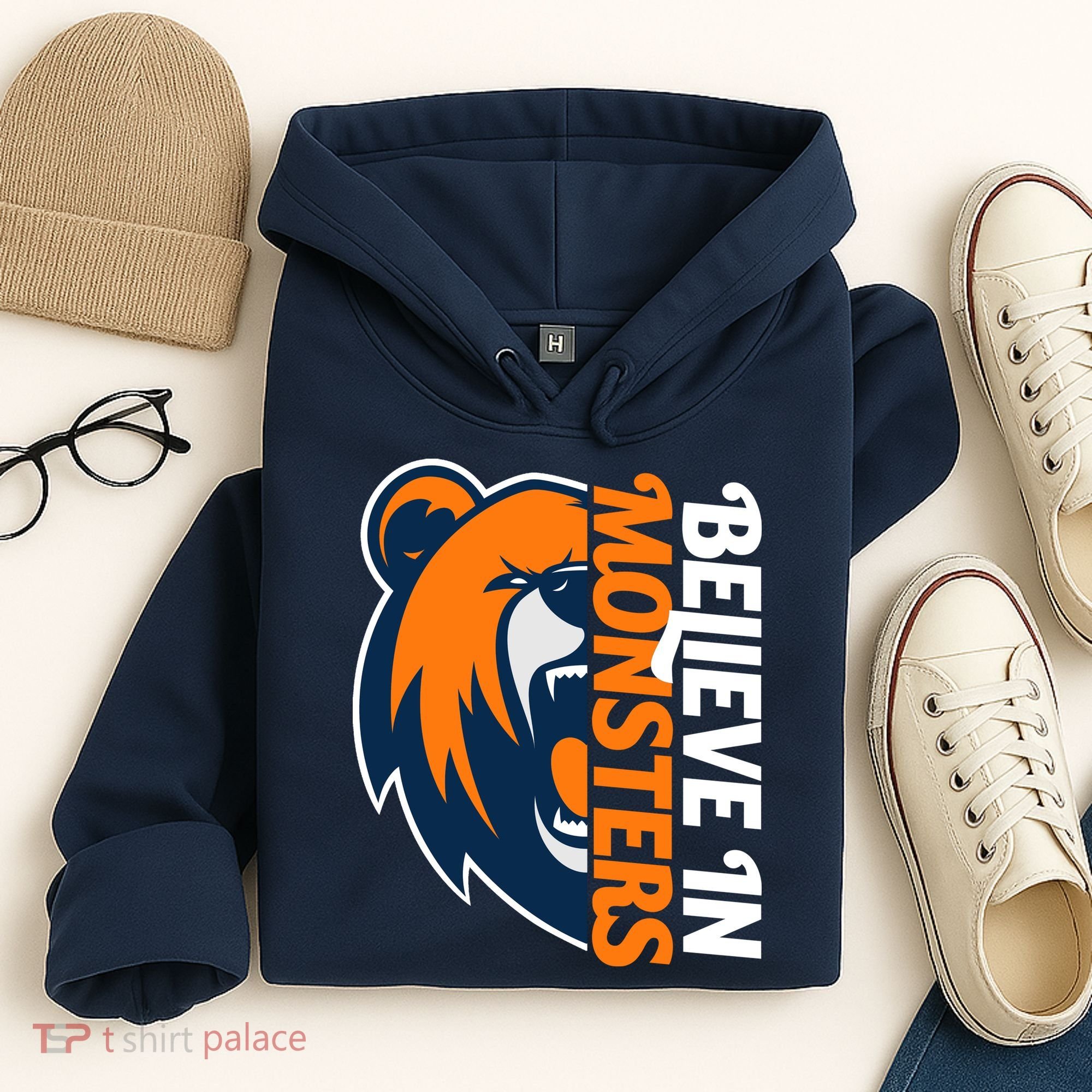 Believe In Monsters Chicago Football Hoodie