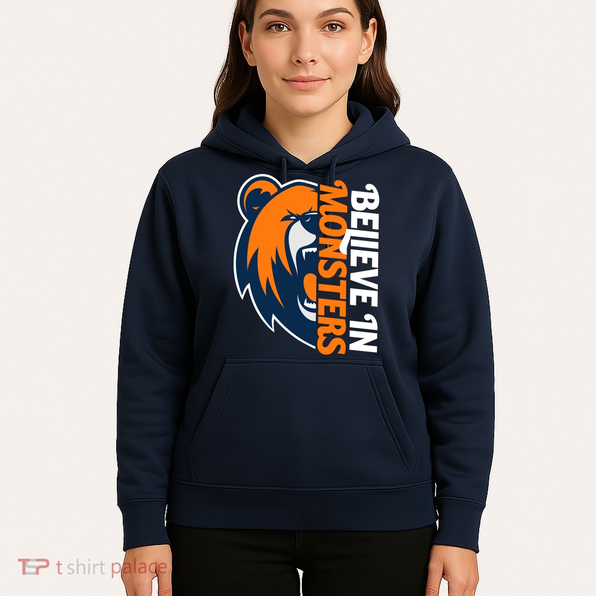 Believe In Monsters Chicago Football Hoodie
