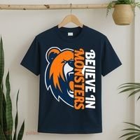 Believe In Monsters Chicago Football T-Shirt thumb 2