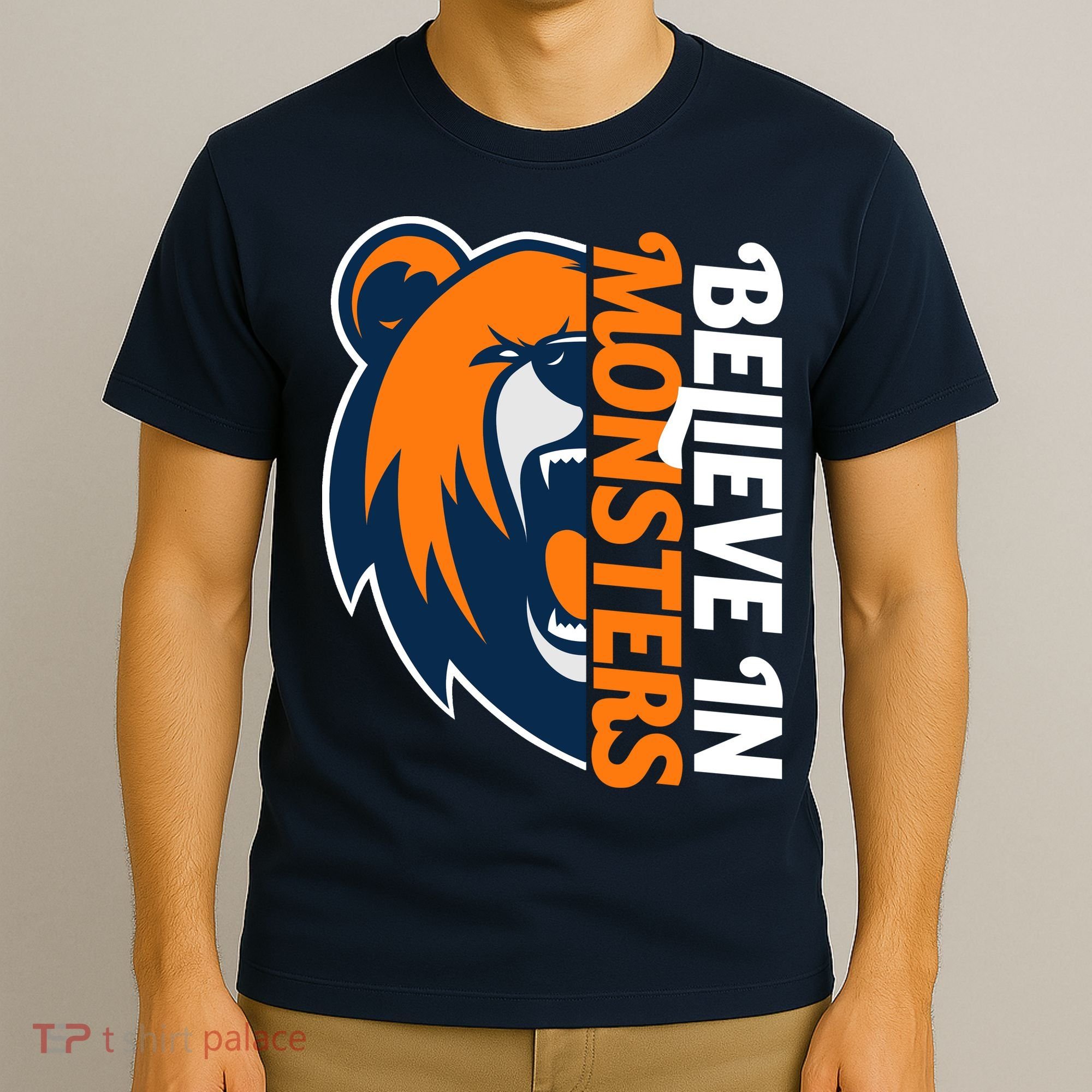 Believe In Monsters Chicago Football T-Shirt