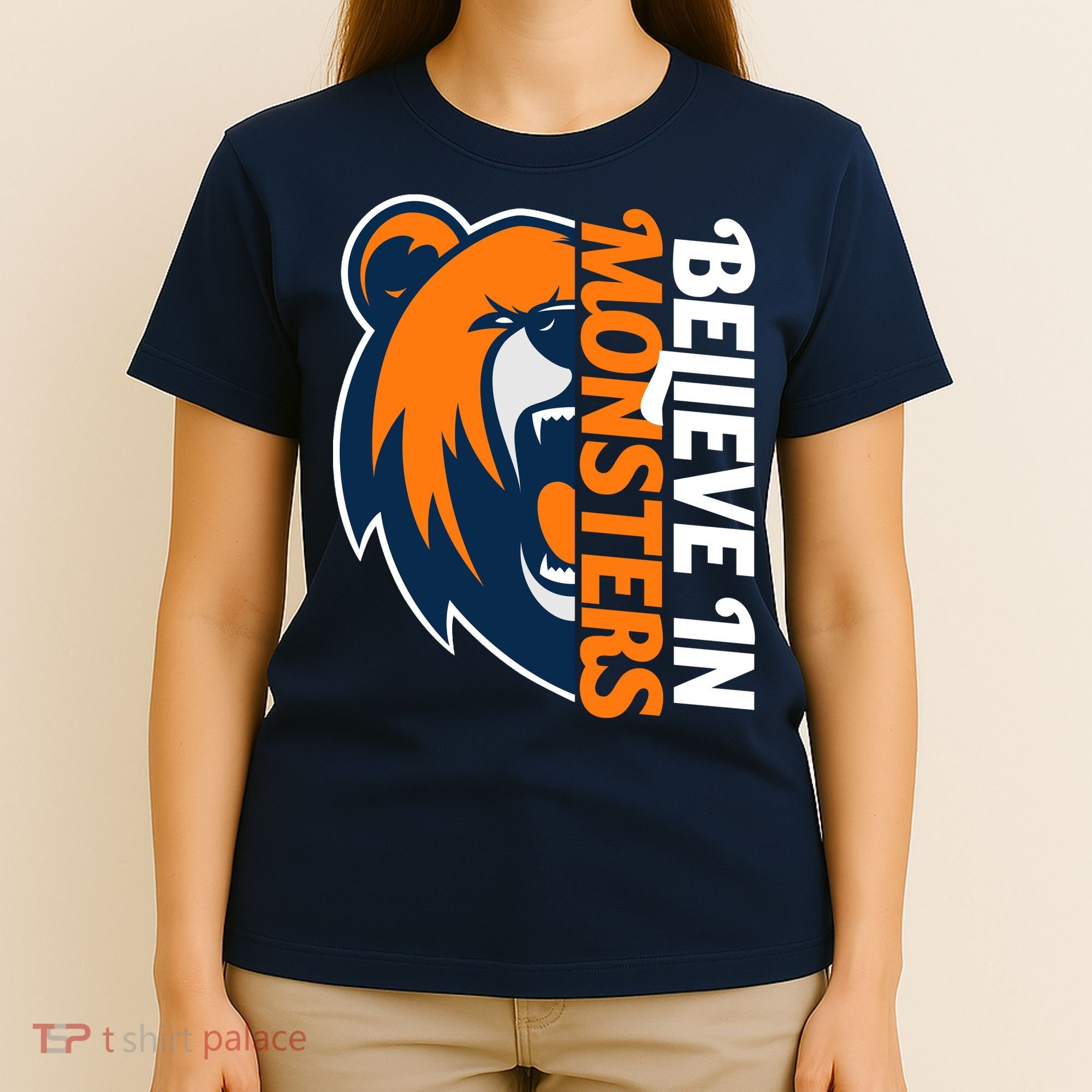 Believe In Monsters Chicago Football T-Shirt