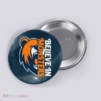 Believe In Monsters Chicago Football Button thumb 0