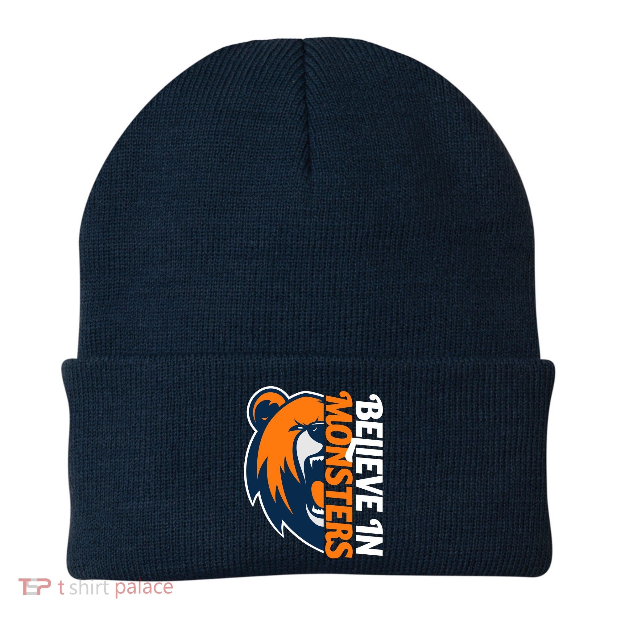 Believe In Monsters Chicago Football Beanie