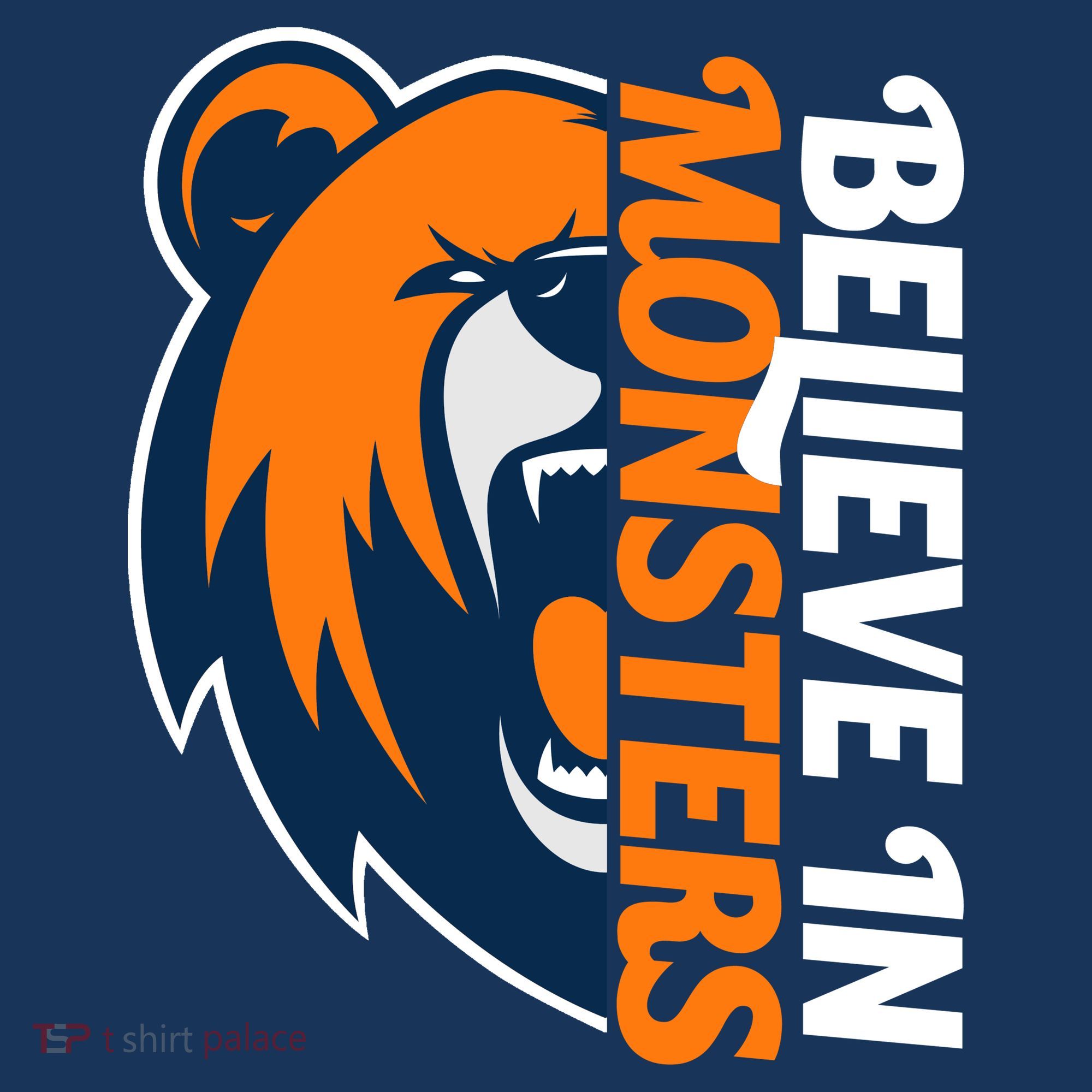 Believe In Monsters Chicago Football Coaster