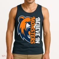 Believe In Monsters Chicago Football Tank Top thumb 3