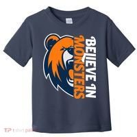Believe In Monsters Chicago Football Toddler T-Shirt thumb 0