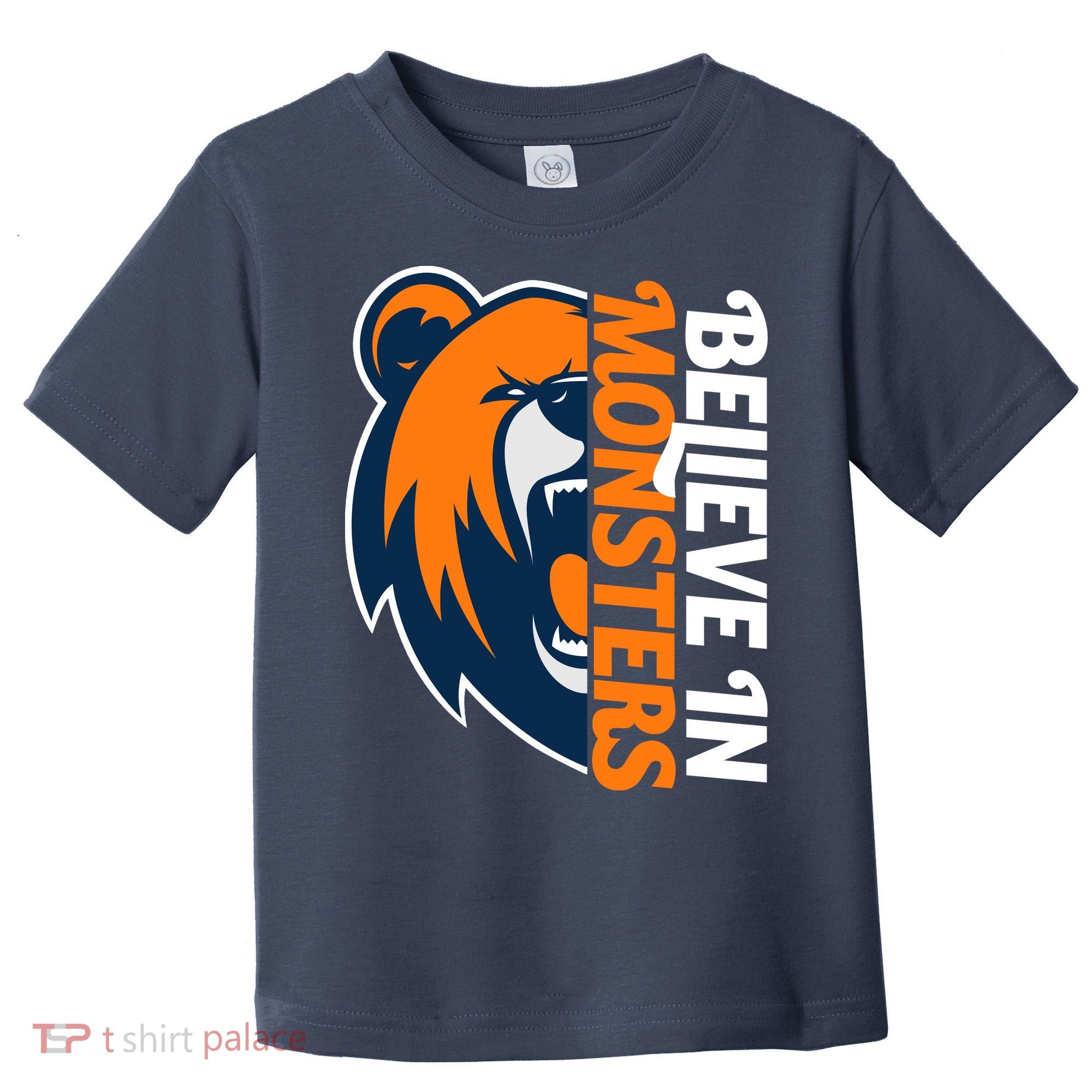 Believe In Monsters Chicago Football Toddler T-Shirt