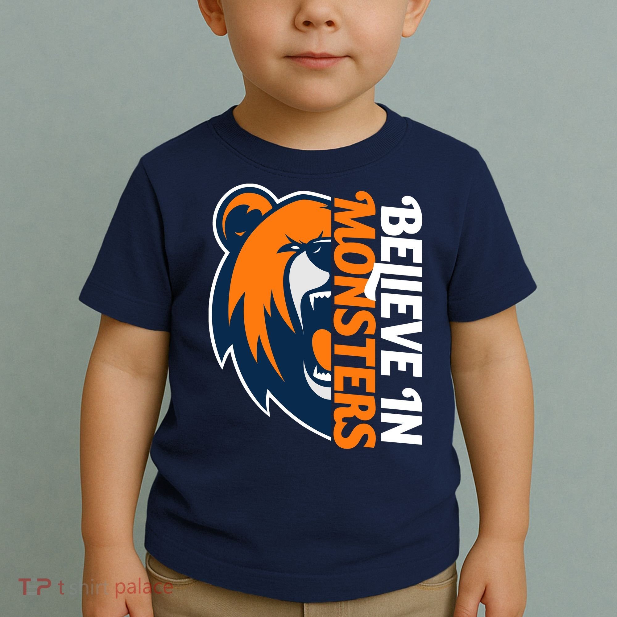 Believe In Monsters Chicago Football Toddler T-Shirt