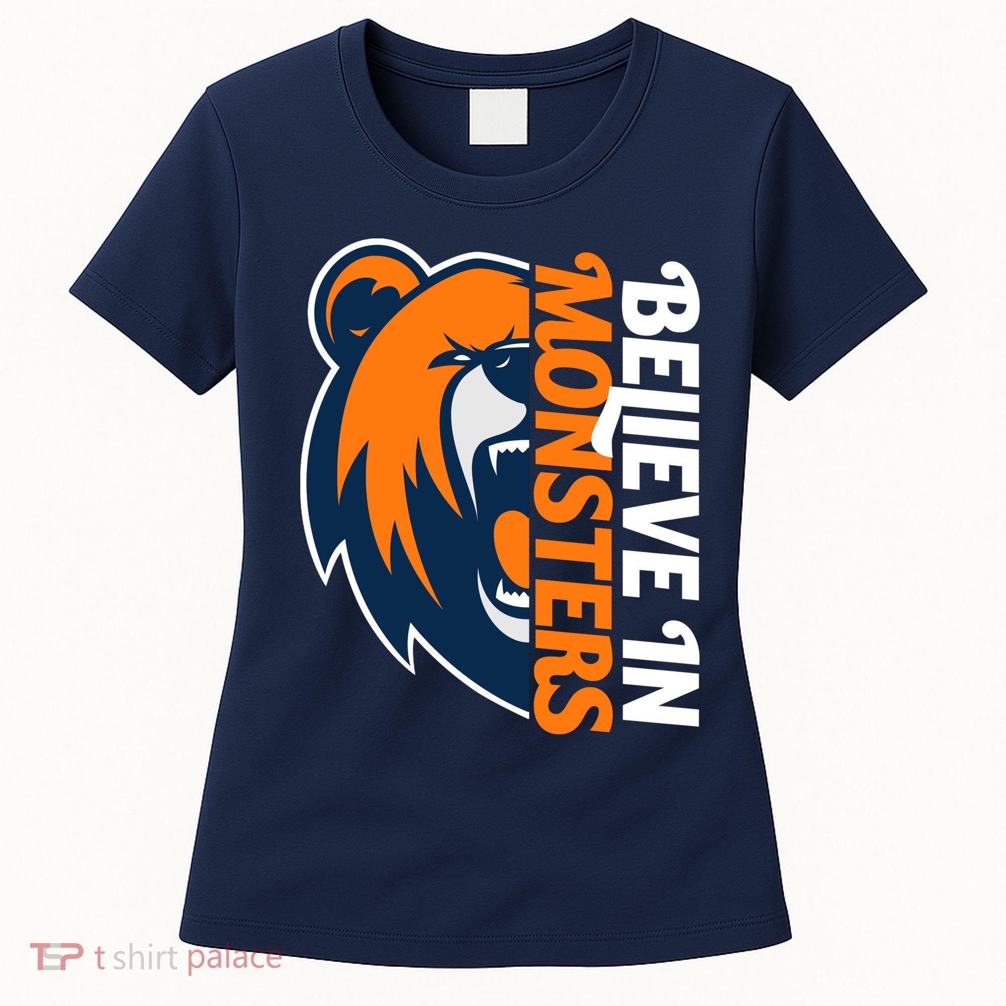 Believe In Monsters Chicago Football Women's T-Shirt
