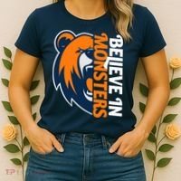 Believe In Monsters Chicago Football Women's T-Shirt thumb 2