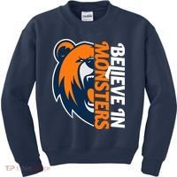 Believe In Monsters Chicago Football Kids Sweatshirt thumb 0