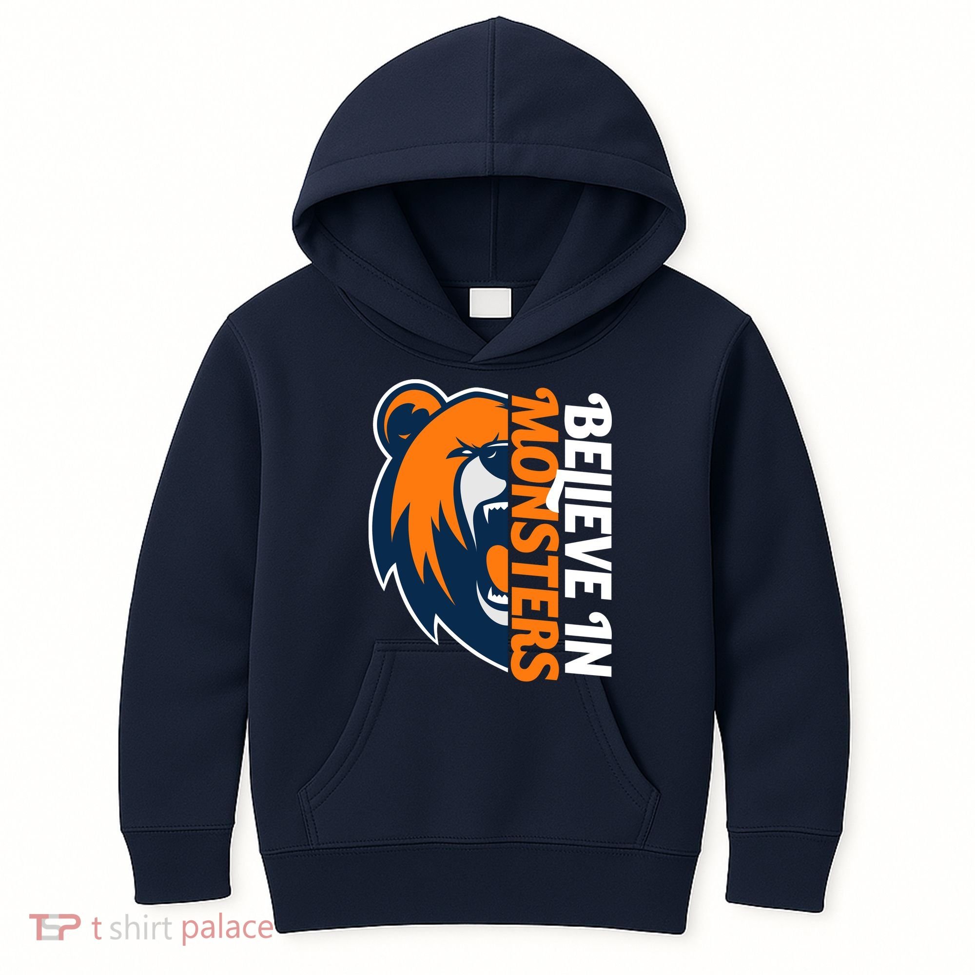 Believe In Monsters Chicago Football Kids Hoodie