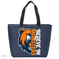 Believe In Monsters Chicago Football Tote Bag thumb 0