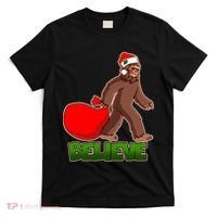 Believe In Santa Bigfoot T-Shirt thumb 0
