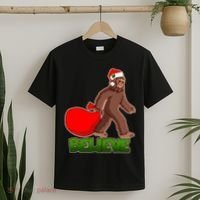 Believe In Santa Bigfoot T-Shirt thumb 2