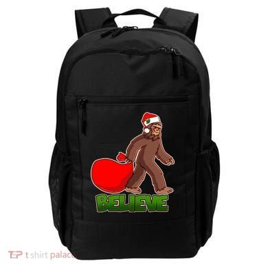 Believe In Santa Bigfoot Backpack