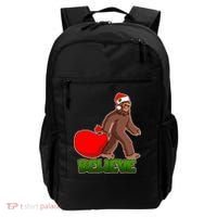 Believe In Santa Bigfoot Backpack thumb 0