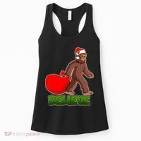 Believe In Santa Bigfoot Women's Tank Top thumb 0