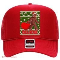 Believe In Santa Bigfoot Ugly Christmas Hat thumb 0