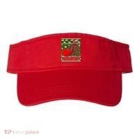 Believe In Santa Bigfoot Ugly Christmas Visor thumb 0