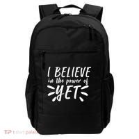 Believe In The Power Of Yet Growth Mindset Backpack thumb 0