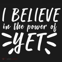 Believe In The Power Of Yet Growth Mindset Ornament thumb 1