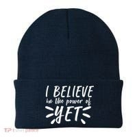 Believe In The Power Of Yet Growth Mindset Beanie thumb 0