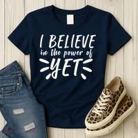 Believe In The Power Of Yet Growth Mindset Women's T-Shirt thumb 3