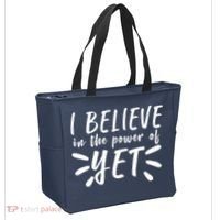 Believe In The Power Of Yet Growth Mindset Tote Bag thumb 2