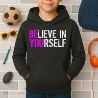 Believe in Yourself Be You Kids Hoodie thumb 2