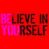 Believe in Yourself Be You Santa Hat thumb 1