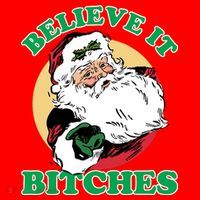 Believe It Bitches - Santa Funny Christmas Women's Tank Top thumb 5