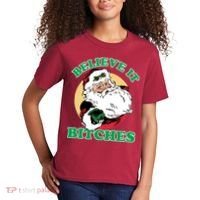 Believe It Bitches - Santa Funny Christmas Kids T-Shirt thumb 2